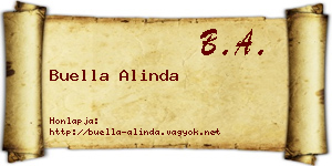 Buella Alinda névjegykártya